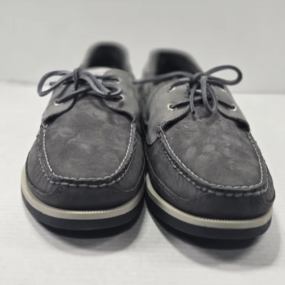 *NEW* Sperry Men's Gold Mako 2-eye Grey Suede Boat Shoes Size 15 - Picture 7 of 13